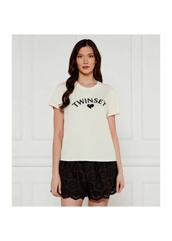Twinset U&B T-shirt | Regular Fit ze sklepu Gomez Fashion Store w kategorii Bluzki damskie - zdjęcie 184990614