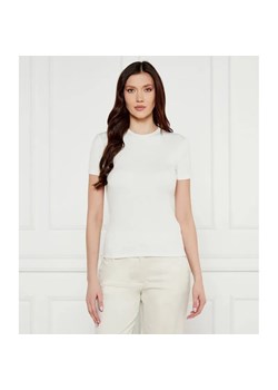 Calvin Klein T-shirt | Slim Fit ze sklepu Gomez Fashion Store w kategorii Bluzki damskie - zdjęcie 184990642