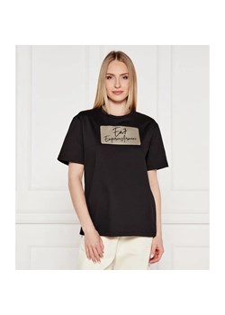 EA7 T-shirt | Regular Fit ze sklepu Gomez Fashion Store w kategorii Bluzki damskie - zdjęcie 184990904