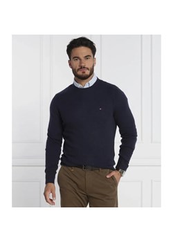 Tommy Hilfiger Wełniany sweter MULTI HTR MERINO CREW NECK | Regular Fit ze sklepu Gomez Fashion Store w kategorii Swetry męskie - zdjęcie 184990924