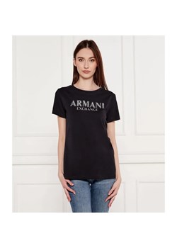 Armani Exchange T-shirt | Regular Fit ze sklepu Gomez Fashion Store w kategorii Bluzki damskie - zdjęcie 184991134