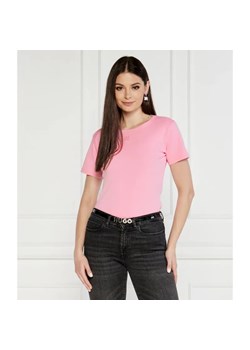 HUGO T-shirt Deloris | Regular Fit ze sklepu Gomez Fashion Store w kategorii Bluzki damskie - zdjęcie 184991673