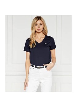 Gant T-shirt | Slim Fit ze sklepu Gomez Fashion Store w kategorii Bluzki damskie - zdjęcie 184991913