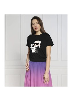 Karl Lagerfeld T-shirt ikonik 2.0 | Regular Fit ze sklepu Gomez Fashion Store w kategorii Bluzki damskie - zdjęcie 184992031
