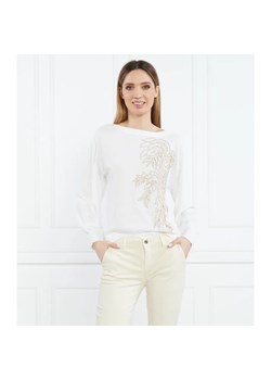 Marc Cain Sweter | Regular Fit | z dodatkiem jedwabiu ze sklepu Gomez Fashion Store w kategorii Swetry damskie - zdjęcie 184992083