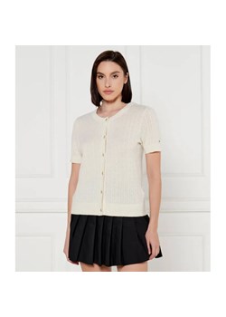 Tommy Hilfiger Wełniany kardigan | Regular Fit ze sklepu Gomez Fashion Store w kategorii Swetry damskie - zdjęcie 184992482