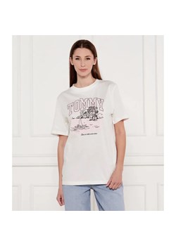 Tommy Jeans T-shirt TONAL TROPICS | Loose fit ze sklepu Gomez Fashion Store w kategorii Bluzki damskie - zdjęcie 184992994