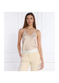 Patrizia Pepe Satynowy top | Regular Fit ze sklepu Gomez Fashion Store w kategorii Bluzki damskie - zdjęcie 184993330