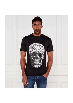 Philipp Plein T-shirt Skull Coursive | Regular Fit ze sklepu Gomez Fashion Store w kategorii T-shirty męskie - zdjęcie 184993351