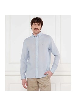 Tommy Hilfiger Lniana koszula PIGMENT DYED | Regular Fit ze sklepu Gomez Fashion Store w kategorii Koszule męskie - zdjęcie 184993403