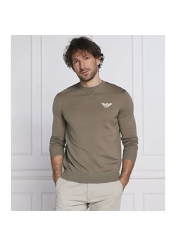 Emporio Armani Wełniany sweter | Slim Fit ze sklepu Gomez Fashion Store w kategorii Swetry męskie - zdjęcie 184993664