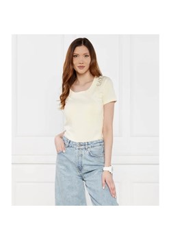 EA7 T-shirt | Regular Fit ze sklepu Gomez Fashion Store w kategorii Bluzki damskie - zdjęcie 184993813