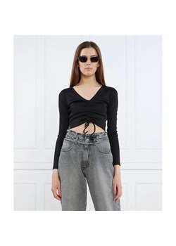 HUGO Bluzka Delexi | Slim Fit ze sklepu Gomez Fashion Store w kategorii Bluzki damskie - zdjęcie 184994054