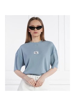 Calvin Klein Jeans T-shirt | Boyfriend fit ze sklepu Gomez Fashion Store w kategorii Bluzki damskie - zdjęcie 184994510