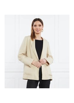 Tommy Hilfiger Lniana marynarka CASUAL LINEN SB BLAZER | Regular Fit ze sklepu Gomez Fashion Store w kategorii Marynarki damskie - zdjęcie 184994564