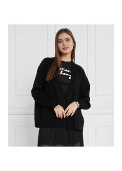 Armani Exchange Kardigan | Regular Fit | z dodatkiem wełny ze sklepu Gomez Fashion Store w kategorii Swetry damskie - zdjęcie 184994762