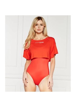 Calvin Klein Swimwear Top BOX FIT | Cropped Fit ze sklepu Gomez Fashion Store w kategorii Bluzki damskie - zdjęcie 184994992