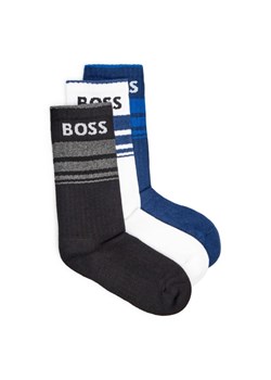 BOSS BLACK Skarpety 3-pack 3P QS Rib Stripe CC ze sklepu Gomez Fashion Store w kategorii Skarpetki męskie - zdjęcie 184995092