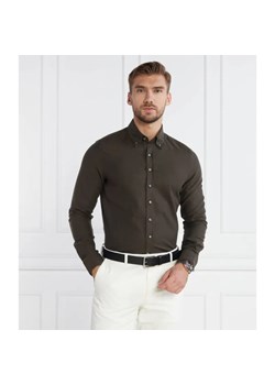 Oscar Jacobson Koszula Short BD Brushed Flannel | Slim Fit ze sklepu Gomez Fashion Store w kategorii Koszule męskie - zdjęcie 184995244
