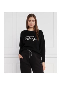 Armani Exchange Sweter | Regular Fit | z dodatkiem wełny ze sklepu Gomez Fashion Store w kategorii Swetry damskie - zdjęcie 184995420