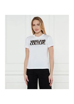 Versace Jeans Couture T-shirt | Regular Fit ze sklepu Gomez Fashion Store w kategorii Bluzki damskie - zdjęcie 184995812