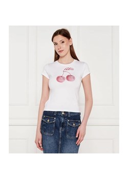 GUESS T-shirt WAVY CHERRY | Slim Fit ze sklepu Gomez Fashion Store w kategorii Bluzki damskie - zdjęcie 184995981