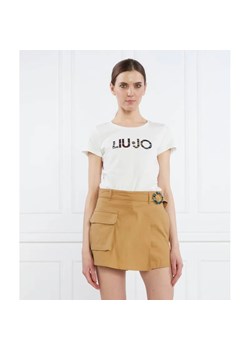 Liu Jo Sport T-shirt | Regular Fit ze sklepu Gomez Fashion Store w kategorii Bluzki damskie - zdjęcie 184996262