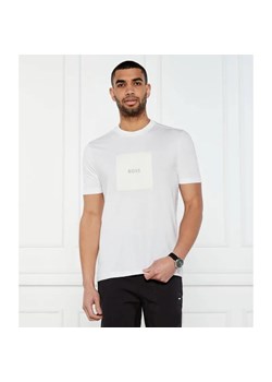 BOSS GREEN T-shirt Logo Rib | Regular Fit ze sklepu Gomez Fashion Store w kategorii T-shirty męskie - zdjęcie 184996281