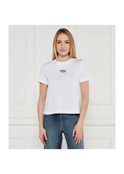 Calvin Klein Jeans T-shirt | Regular Fit ze sklepu Gomez Fashion Store w kategorii Bluzki damskie - zdjęcie 184996414