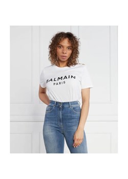 Balmain T-shirt | Regular Fit ze sklepu Gomez Fashion Store w kategorii Bluzki damskie - zdjęcie 184996720