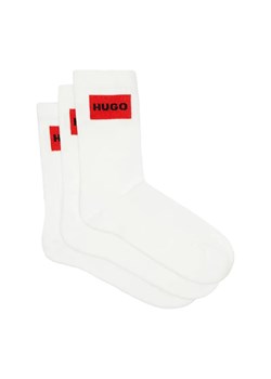 Hugo Bodywear Skarpety 3-pack 3P QS RIB LABEL CC ze sklepu Gomez Fashion Store w kategorii Skarpetki męskie - zdjęcie 184996730