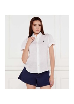 POLO RALPH LAUREN Lniana koszula | Regular Fit ze sklepu Gomez Fashion Store w kategorii Koszule damskie - zdjęcie 184997183