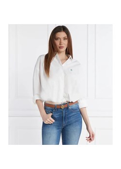 Tommy Hilfiger Koszula SMD BLOUSON DRAWSTRING | Cropped Fit ze sklepu Gomez Fashion Store w kategorii Koszule damskie - zdjęcie 184997240