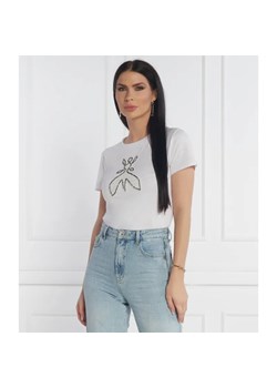 Patrizia Pepe T-shirt | Regular Fit ze sklepu Gomez Fashion Store w kategorii Bluzki damskie - zdjęcie 184997661