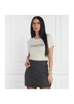 Zadig&Voltaire T-shirt | Regular Fit | z dodatkiem lnu ze sklepu Gomez Fashion Store w kategorii Bluzki damskie - zdjęcie 184997691