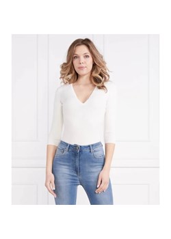 Elisabetta Franchi Bluzka | Slim Fit | z dodatkiem jedwabiu ze sklepu Gomez Fashion Store w kategorii Bluzki damskie - zdjęcie 184997814