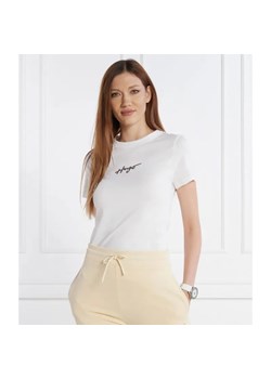 HUGO T-shirt Classic Tee_4 | Regular Fit ze sklepu Gomez Fashion Store w kategorii Bluzki damskie - zdjęcie 184998452