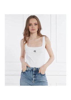 Calvin Klein Jeans Top | Slim Fit ze sklepu Gomez Fashion Store w kategorii Bluzki damskie - zdjęcie 184998672