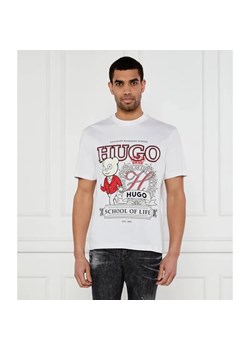 HUGO T-shirt Daporoni | Loose fit ze sklepu Gomez Fashion Store w kategorii T-shirty męskie - zdjęcie 184998710