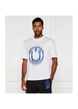 Hugo Blue T-shirt Nalax | Regular Fit ze sklepu Gomez Fashion Store w kategorii T-shirty męskie - zdjęcie 184998981