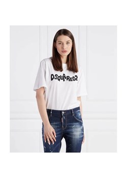 Dsquared2 T-shirt | Regular Fit ze sklepu Gomez Fashion Store w kategorii Bluzki damskie - zdjęcie 184999154