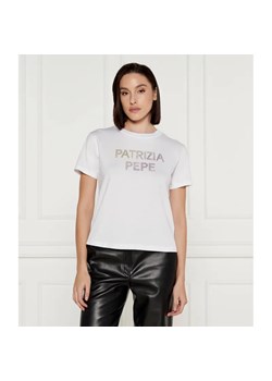 Patrizia Pepe T-shirt | Regular Fit ze sklepu Gomez Fashion Store w kategorii Bluzki damskie - zdjęcie 184999211