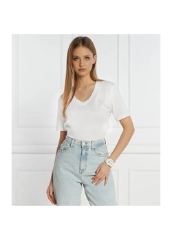 Calvin Klein Jeans T-shirt | Regular Fit ze sklepu Gomez Fashion Store w kategorii Bluzki damskie - zdjęcie 184999601