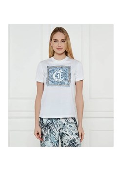 Just Cavalli T-shirt | Regular Fit ze sklepu Gomez Fashion Store w kategorii Bluzki damskie - zdjęcie 184999661