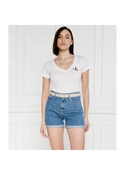 Calvin Klein Jeans T-shirt 2-pack | Slim Fit ze sklepu Gomez Fashion Store w kategorii Bluzki damskie - zdjęcie 184999811