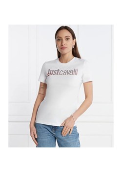 Just Cavalli T-shirt | Regular Fit ze sklepu Gomez Fashion Store w kategorii Bluzki damskie - zdjęcie 184999984