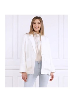 Tommy Hilfiger Lniana marynarka CASUAL LINEN SB BLAZER | Regular Fit ze sklepu Gomez Fashion Store w kategorii Marynarki damskie - zdjęcie 184999994