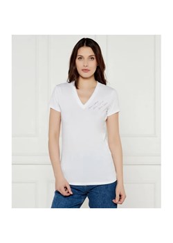 Armani Exchange T-shirt | Slim Fit ze sklepu Gomez Fashion Store w kategorii Bluzki damskie - zdjęcie 185000080
