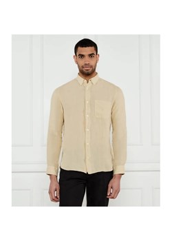 HUGO Lniana koszula Ermann | Straight fit ze sklepu Gomez Fashion Store w kategorii Koszule męskie - zdjęcie 185001471