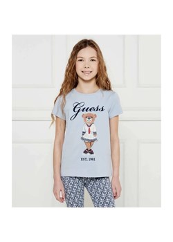 Guess T-shirt | Regular Fit ze sklepu Gomez Fashion Store w kategorii Bluzki dziewczęce - zdjęcie 185001494